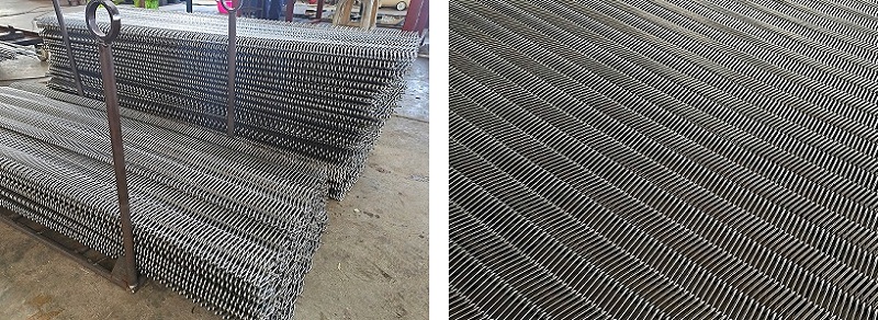 熱處理網帶制作中