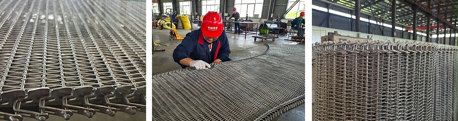 螺旋速凍網帶細節