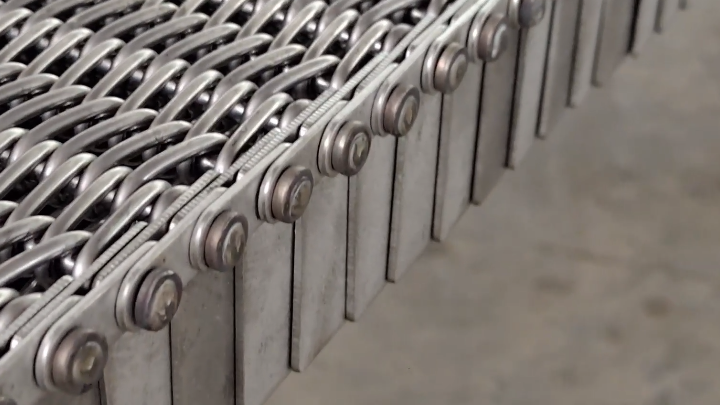 邊緣加固不銹鋼網帶